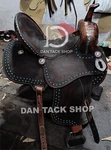 Handmade Wooden Tree Western Horse Leather Saddle Free Shipping With Tack Set. Fixed Price $400.00.