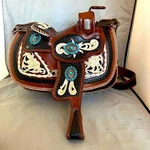 Mustang Western Saddle Purse, Handmade In Usa By Johnpaul Leatherworks Nwot. Fixed Price $500.00.