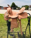 Kids Youth Western Saddle Child Horse Pony Ranch Natural 10" To 13". Fixed Price $284.99.