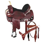 Western Horse Treeless Saddle American Leather Trail Barrel Tack. Fixed Price $799.95.