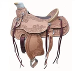 Western Wade Buffalo Leather Horse Saddle Long Riding For Cow Boy & Girl. Fixed Price $430.00.