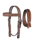 Tough 1 Headstall & Reins Royal King Braden Leather Miniature 42-2635M. Fixed Price $43.83.
