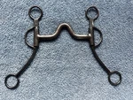 5 Greg Darnall With 1 Low Port Western Loomis Shank Bit Copper Inlay. Fixed Price $125.00.