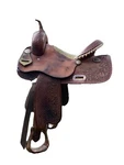 14 Inch Hud Roberts Barrel Saddle. Fixed Price $1200.00.