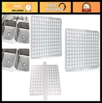 Clear Kitchen Sink Protector Set - 3 Piece Combo, 2 & 1 Saddle, Durable. Fixed Price $35.09.