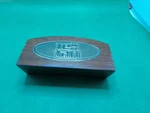 Tex Tan Western Horse Saddle Maker Wooden Paperweight. Fixed Price $17.00.