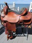 16'' Qh Bars Circle American Saddlery Western Roper Roping 36.2# Usa. Fixed Price $625.00.