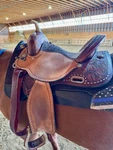 15 Martha Josey Circle Flex 2 Lightweight Barrel Saddle. Fixed Price $2200.00.