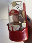 Vtg Makers Mark Horse Racing Derby Glass Red Hand Dipped Wax Gold 12OZ Rare. Fixed Price $24.50.