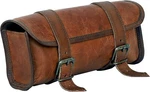 15" Large Full Grain Leather Handle Bar Saddle Bag Utility Tool Kit Panniers. Fixed Price $73.38.
