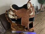Circle Y Western Equitation Show Saddle 16 Inch. Fixed Price $2050.00.