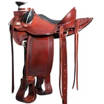 53BH Western Horse Wade Saddle American Leather Ranch Roping Mahogany. Fixed Price $749.95.