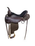 2-1397 17 Inch Used Circle Y High Horse Western Rosebud Trail Saddle Wide Tree. Fixed Price $1327.99.