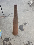 Blacksmith Antique 1800S Large Cone Mandrel Anvil Lbs 37" Tall Pick Up 17003. Fixed Price $600.00.