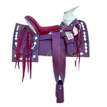 15" Maroon Charro Vino Trabajo Economica Saddle Montura. Fixed Price $618.00.