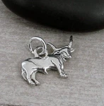 Silver Longhorn Bull Charm - Cattle Rancher Cowboy Farmer Jewelry. Fixed Price $10.95.
