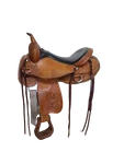 2-1396 17 Inch Used Circle High Horse Western Oyster Creek Trail Saddle Extra. Fixed Price $1994.00.