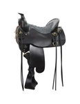 Tucker Saddle Heritage Big Bend Leather 18 1/2 Wide Black 393. Fixed Price $4819.95.