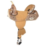45HS Hilason Western Horse Trail Barrel Floral Racing American Leather Saddle. Fixed Price $749.95.
