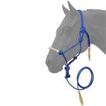 28JT Royal Blue TOUGH-1 Horse Size Rawhide Noseband Poly Nylon Rope Halter W/. Fixed Price $23.95.