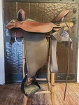Horse Highbank 16" Wide Tree Endurance Saddle By Circle Y, Model 6916. Fixed Price $750.00.