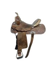 14 Inch Used Ammerman Western Barrel Saddle 917-9071. Fixed Price $806.65.