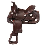 King Series Mini Concho Westen Saddle Dark Oil. Fixed Price $197.00.