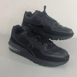 Nike Air Max Ltd 3 Mens Triple Black Leather Low Top Sneakers BV1171-001. Fixed Price $39.95.