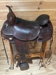 17 Circle Y Basketflower Trail Flex-lite Western Saddle Model 1552. Fixed Price $1099.00.