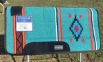 Diamond Teal Southwest Patten Felt Bottom Western Saddle Pad 32 X. Fixed Price $49.00.