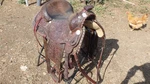 Western Saddle Equitation Show Copious Silver Thread Gorgeous Tooling Circle Y. Fixed Price $1440.60.
