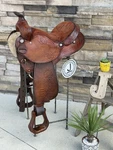 14.5 15 King Series Roundskirt Barrel Saddle- Deep Seat, Western,. Fixed Price $425.00.