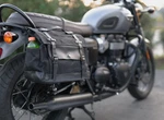 Universal Motorcycle Vintage Saddle Bag Royal Enfield, Honda, Triumph New. Fixed Price $249.95.