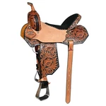 15 Hilason Western Horse Barrel Racing Wooden Tree American Leather Saddle. Fixed Price $899.95.