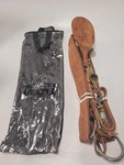 TOUGH1 Cactus Print Leather Breast Collar Western Horse Tack Tooled Teal 45-4615. Fixed Price $54.99.