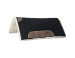 Tough Western Saddle Pad Work Fleece Lined Black Brown 31-2023. Fixed Price $63.83.