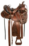 New Horse Saddle Western Trail Gaited Endurance Leather Tack .. Fixed Price $431.99.