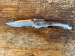 Maxam Martin & Miller Harvesting Farm Liner Lock Folding Advertising Knife. Fixed Price $11.99.