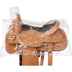 Tough 1 Western Saddle Cover Clear Vinyl Elastic Straps New. Fixed Price $7.95.