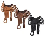 16" Leather Tooled Show Saddle - Silver Accents Black, Dark Oil Or Medium. Fixed Price $485.50.
