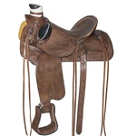 Western Horse Saddle Leather Wade Ranch Roping Dark Brown Hilason. Fixed Price $749.95.