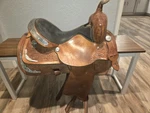 Circle Y Equitation 14 In Brown Leather Traditional Saddle Model 3660. Fixed Price $675.00.