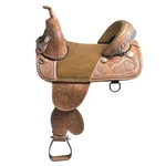51HS Hilason Treeless Western Trail Barrel Racing American Leather Saddle. Fixed Price $749.95.