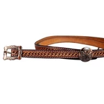 Hilason Western Leather Hat Hanger Strap Hand Tooled Cowboy Holder Brown. Fixed Price $27.95.