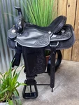 16" Dakota Saddlery Black Western Roping 206HA Used 2X. Fixed Price $995.00.