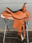 Easy Rider Maker Action Co. Western Saddle- Basketweave- 16"- See Description. Fixed Price $290.00.