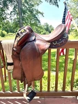 Syd Hill John Stanton Grand Prix Campdrafter Poley Australian Saddle. Fixed Price $1995.00.