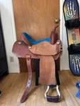 Shiloh Barrel Saddle, 13 Seat. Fixed Price $900.00.