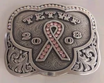 Breast Cancer Belt Buckle Tetwp Western Cowboy 2008 Tough Enough Wear Pink. Fixed Price $18.73.