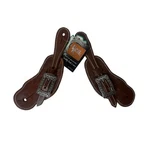 Billy Royal Oiled Hermann Oak Brown Adjustable Spur Straps. Fixed Price $54.00.